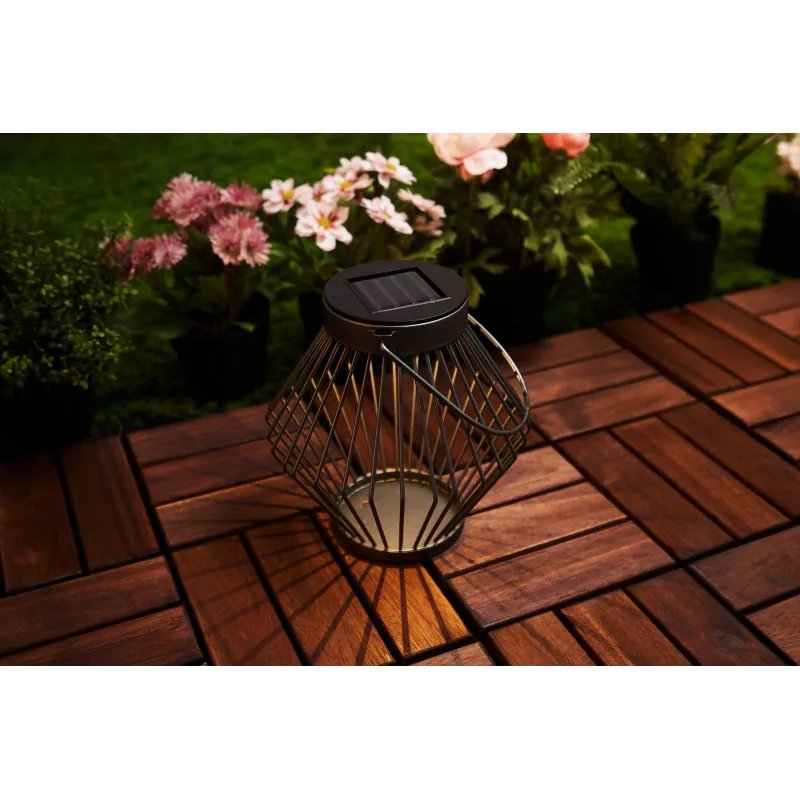 Sunshine Hope Solar lantern ext Gris Métal