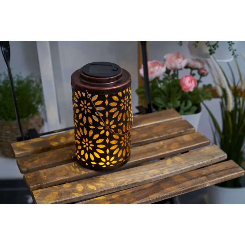 Sunshine Grace Solar lantern extérieur Cuivre métal