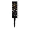 Sunshine Mood Solar earth spike ext Kit de 4 Noir synthétique