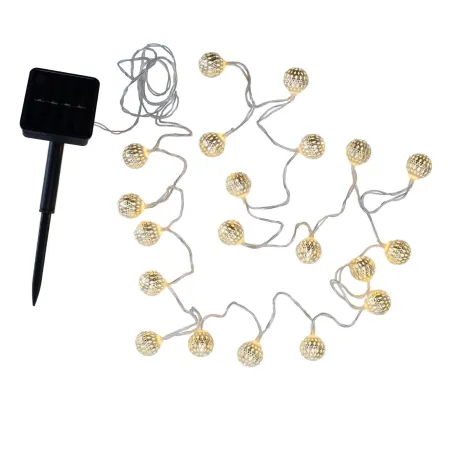 Sunshine Glamour Solar light chain Ext Argent/Noir métal/synthétique