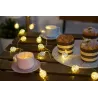 Sunshine Glamour Solar light chain Ext Argent/Noir métal/synthétique