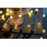 Sunshine Glamour Solar light chain Ext Argent/Noir métal/synthétique