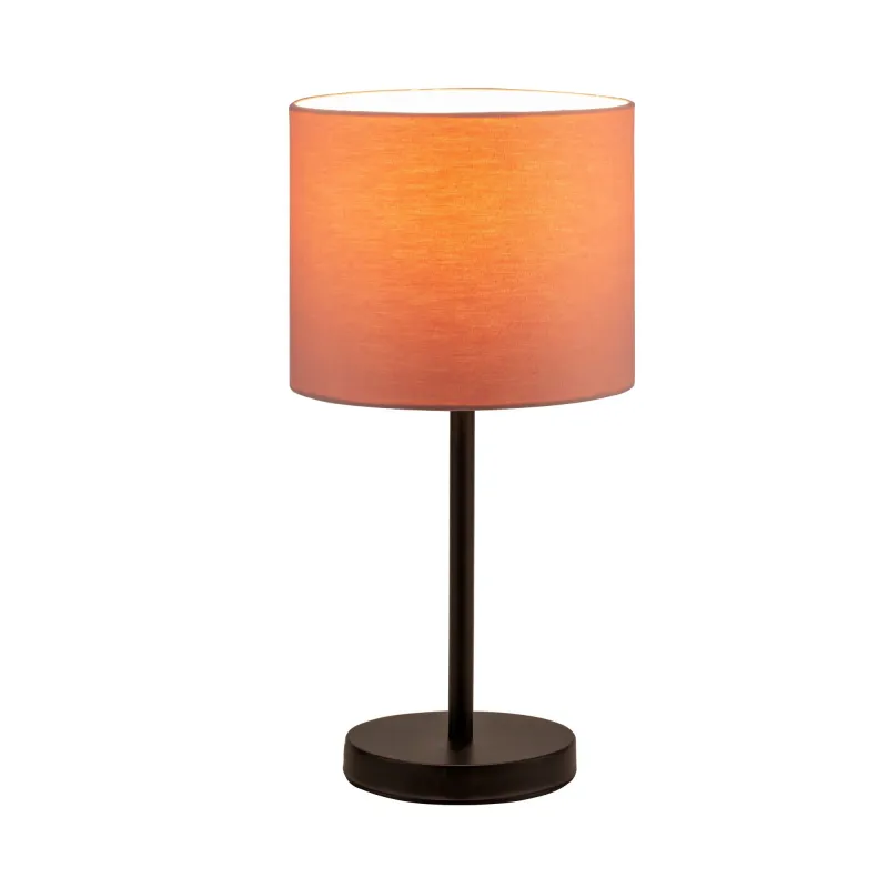 Sweet Reverie Lampe à poser max20W E27 Rose/Noir230V Tissu/Métal