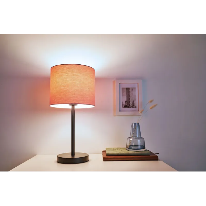 Sweet Reverie Lampe à poser max20W E27 Rose/Noir230V Tissu/Métal