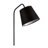 True Elegance Lampe à poser max20W E14 Noir 230V Métal/tissu