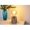 Crystal Smoke Lampe à poser max20W E27 Verre fumé 230V Verre