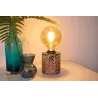 Crystal Smoke Lampe à poser max20W E27 Verre fumé 230V Verre