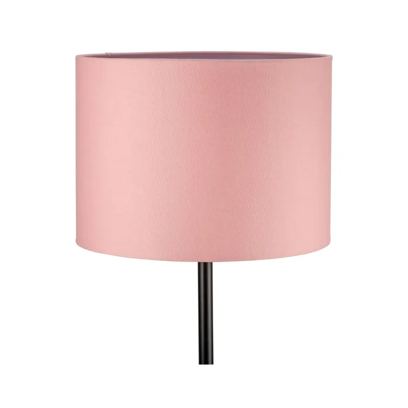 Grand Reverie Lampadaire max20W E27 Noir/Rose 230V Tissu/métal