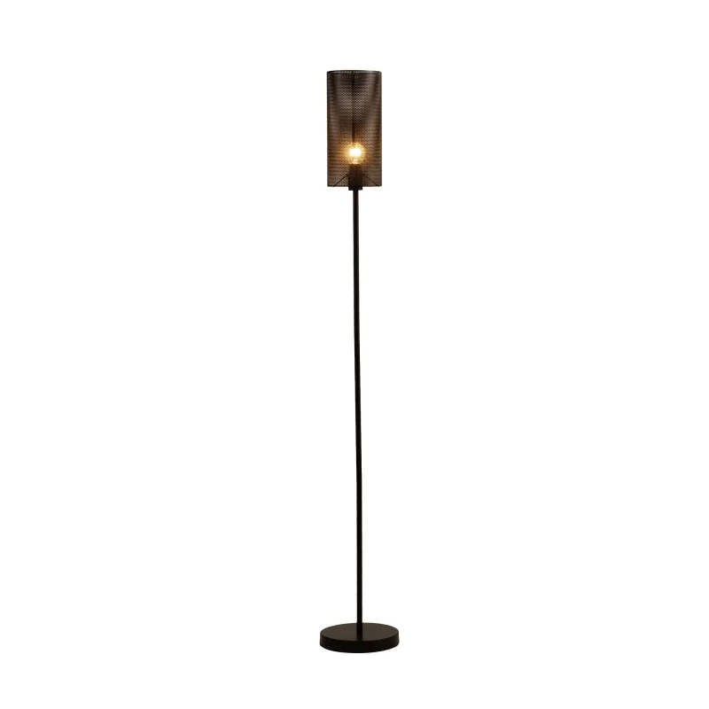 Black Mesh Lampadaire max20W E14 Noir 230V Métal