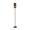 Black Mesh Lampadaire max20W E14 Noir 230V Métal