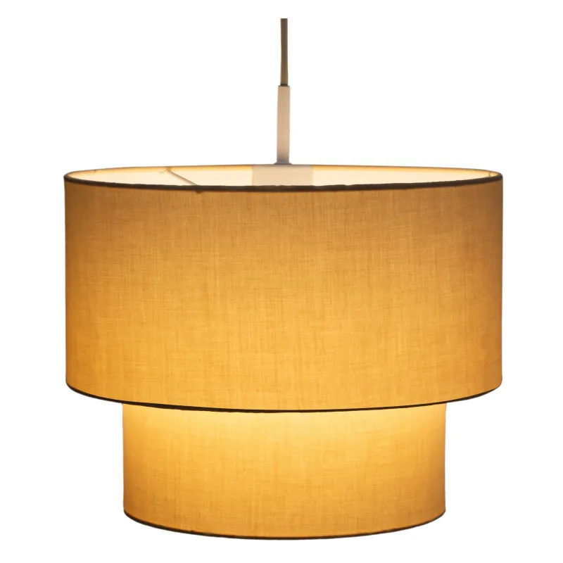 Soft Shine Suspension max20W E27 Beige 230V tissu