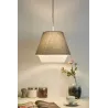 Noble Delight Suspension max20W E27 Gris 230V tissu