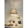 Noble Delight Suspension max20W E27 Gris 230V tissu