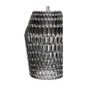 Crystal Sparkle suspension max20W E27 Verre fumé/Noir 230V Verre