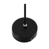 Crystal Sparkle suspension max20W E27 Verre fumé/Noir 230V Verre