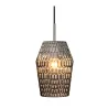 Crystal Sparkle suspension max20W E27 Verre fumé/Noir 230V Verre