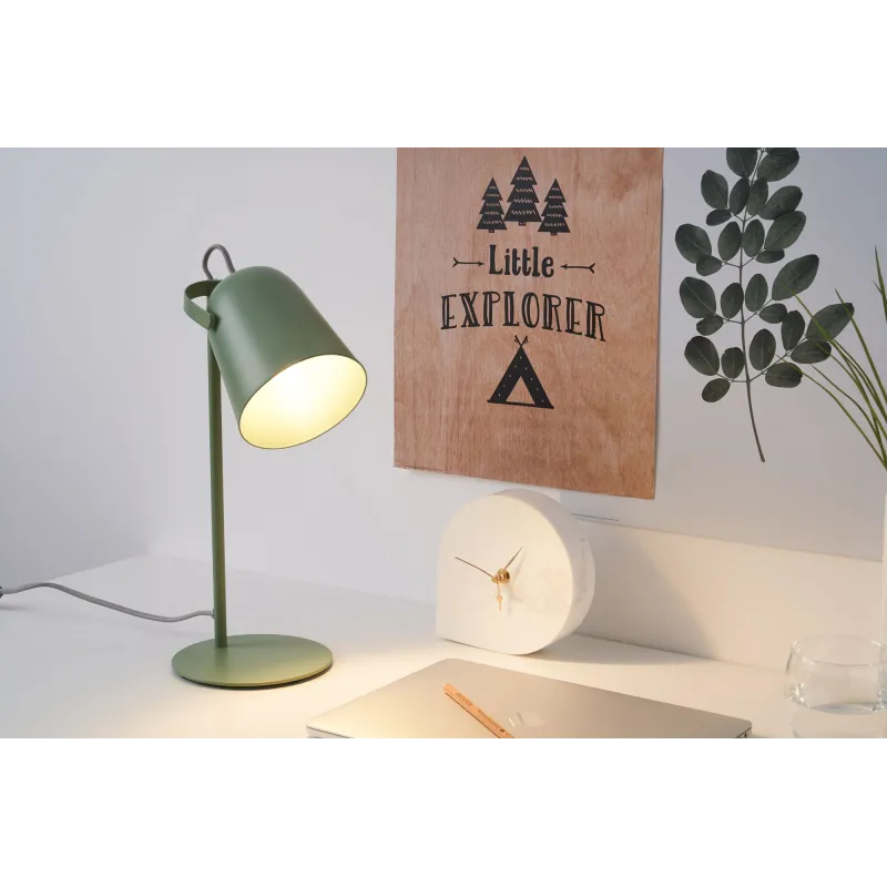 True Pistachio Lampe à poser max20W E14 Vert 230V Métal