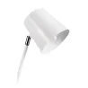 True Glow Lampe à poser max20W E14 Blanc/Argent 230V Métal