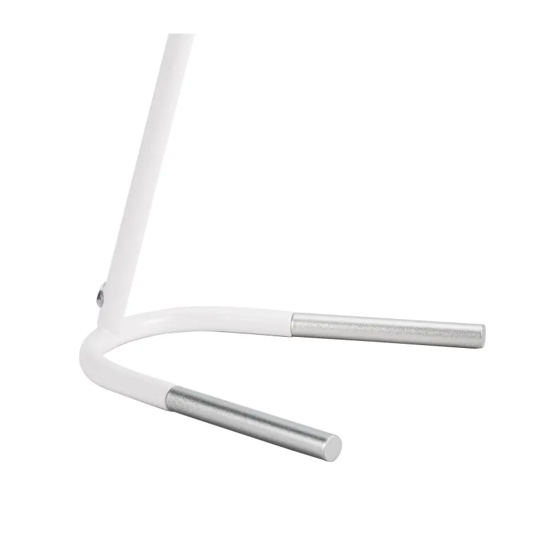 True Glow Lampe à poser max20W E14 Blanc/Argent 230V Métal