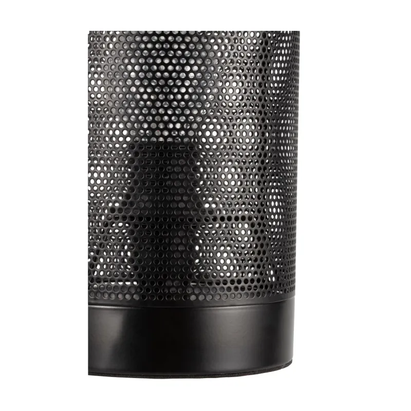 Black Mesh Lampe à poser max20W E14 Noir 230V Métal