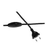 Black Mesh Lampe à poser max20W E14 Noir 230V Métal