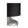 Brilliant Jewel Lampe à poser max20W E27 Verre fumé//Noir 230V Verre/tissu