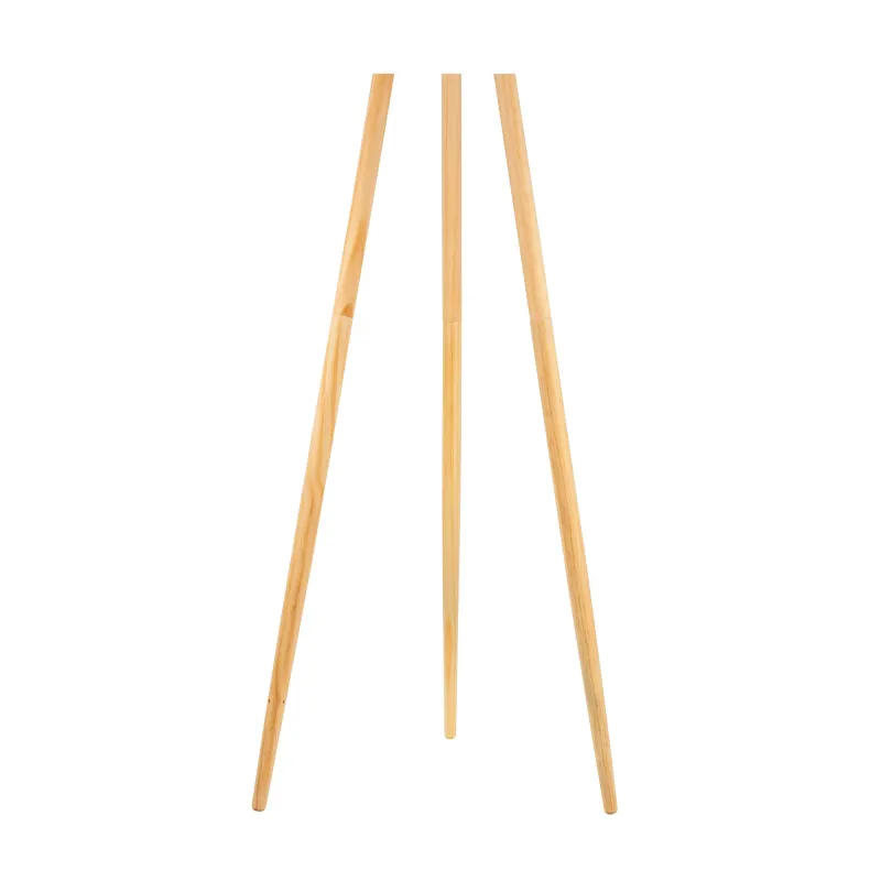 Grand Coziness Lampadaire max20W E27 Gris 230V tissu/Bois