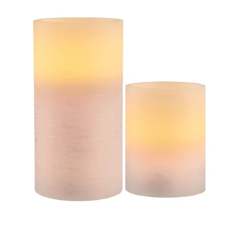 Cosy Lilac Candle Bougie de cire x2 Kit Minuterie pile Lilas Cire