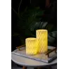 Cosy Pearl Candle Bougie de cire x2 Kit Minuterie pile Blanc Cire