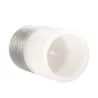 Cosy Lights Candle Bougie de cire x2 Kit Minuterie pile Blanc/Argent Cire