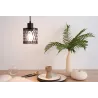 Gleaming Magic Suspension max20W E27 Noir/Verre fumé 230V Verre