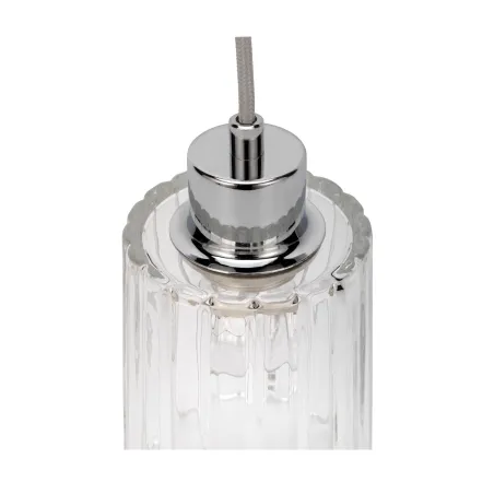 Gleaming White Suspension max20W E27 Verre/Chromr 230V Verre
