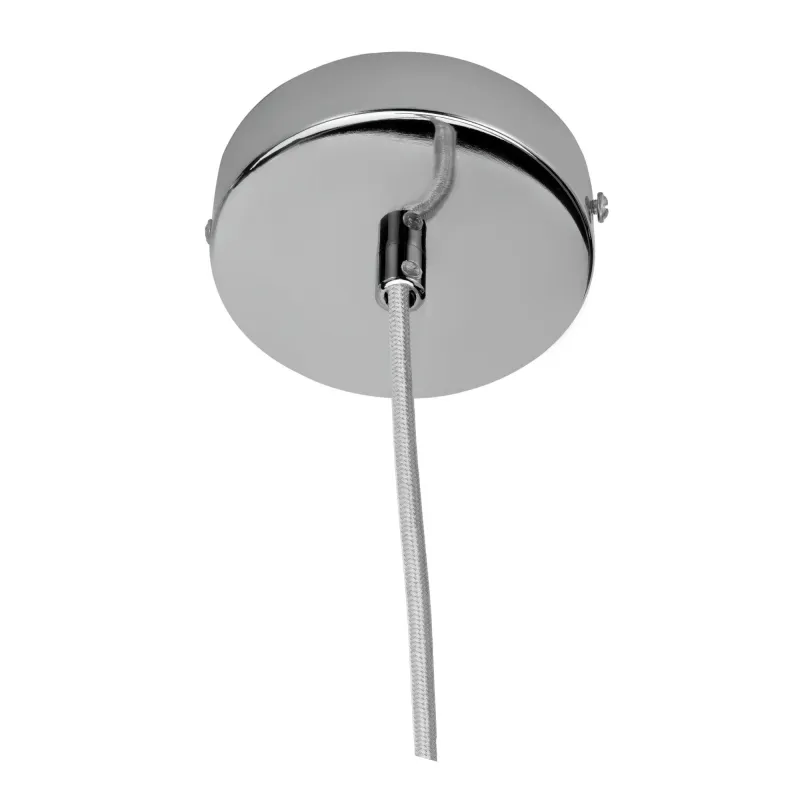 Gleaming White Suspension max20W E27 Verre/Chromr 230V Verre