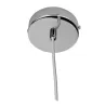 Gleaming White Suspension max20W E27 Verre/Chromr 230V Verre