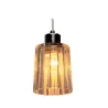 Gleaming White Suspension max20W E27 Verre/Chromr 230V Verre