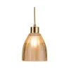 Gleaming Gold Suspension max25W E27 Verre/Doré/Laiton 230V Verre