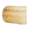 Glowing Glitter Candle kit 2 bougie cire Pile minuterie Blanc/Paillettes Doré Cir