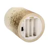 Golden Glitter Candle kit 4 bougies Cire Pile minuterie Blanc/Paillettes Doré Cir