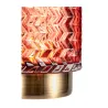 Sweet Glamour Lampe à poser mobile Minuterie pile rose Verre/métal