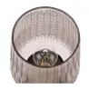 Fancy Glamour lampe à poser mobile Minuterie pile Gris Verre/métal