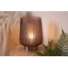 Fancy Glamour lampe à poser mobile Minuterie pile Gris Verre/métal