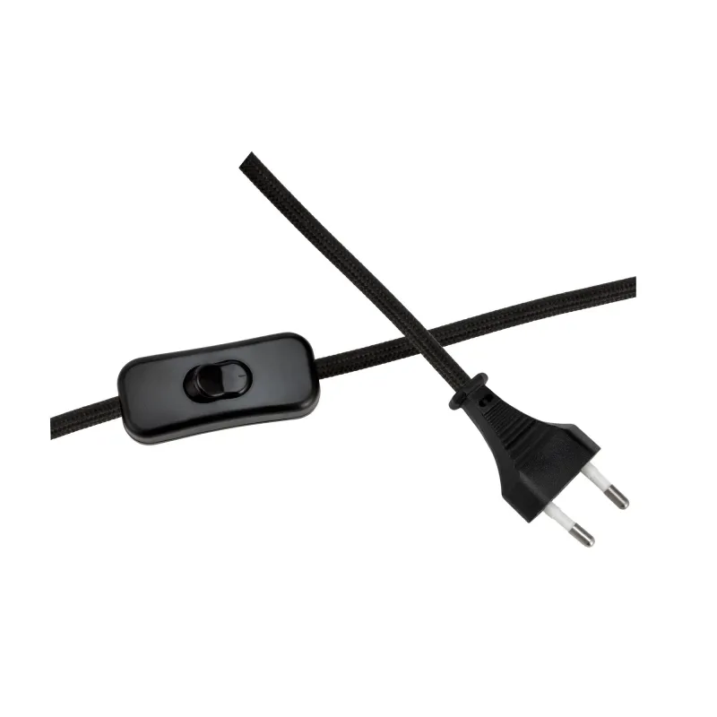 Lampe à poser True Love max40W E14 Noir 230V Métal