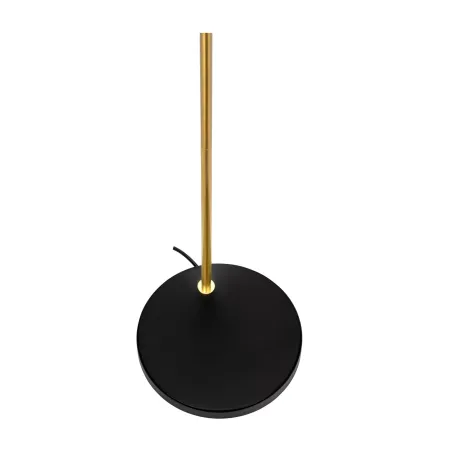 Lampadaire Grand Elegance max25W E27 Noir/Doré 230V Métal