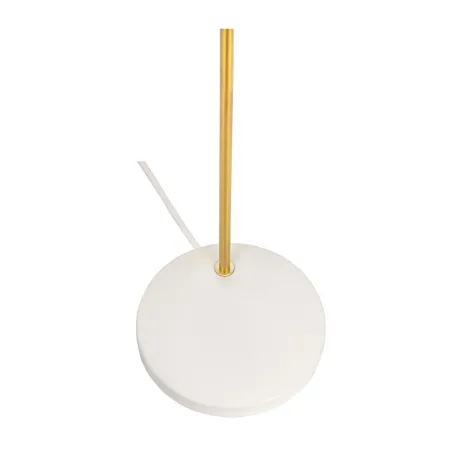 Lampadaire Grand Elegance max25W E27 Blanc/Doré 230V Métal
