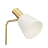 Lampadaire Grand Elegance max25W E27 Blanc/Doré 230V Métal