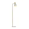 Lampadaire Grand Elegance max25W E27 Blanc/Doré 230V Métal