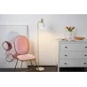 Lampadaire Grand Elegance max25W E27 Blanc/Doré 230V Métal