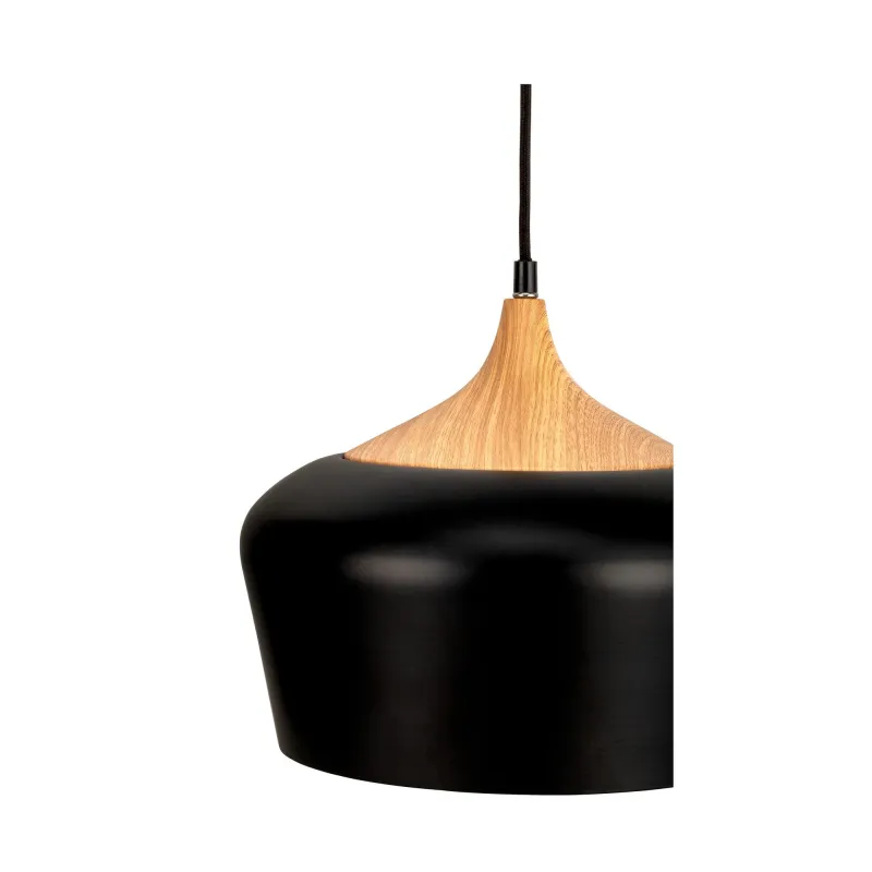 Noir/Esthétique bois 230V Métal Noir/Esthétique bois 230V Métal
