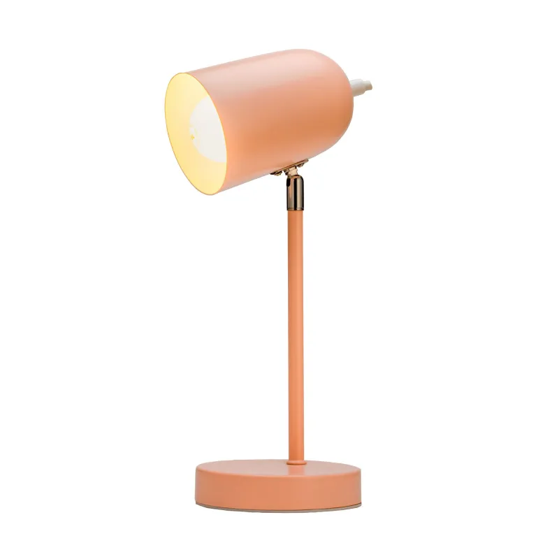 Lampe à poser True Pearl max25W E14 Rose 230V Métal