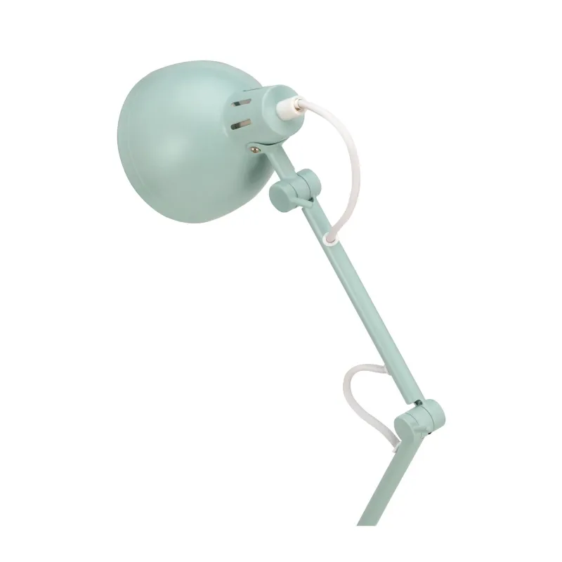 Lampe à poser True Buddy max25W E14 Vert satiné 230V Métal